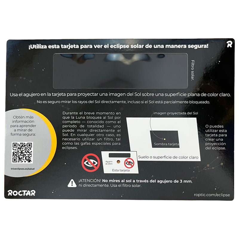 Visor de Eclipse Solar Certificado