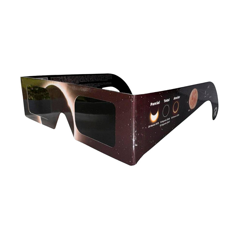 Pack Gafas de Eclipse Solar Certificadas con Expositor (50 Und)