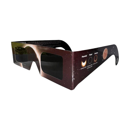Pack Gafas de Eclipse Solar Certificadas con Expositor (50 Und)