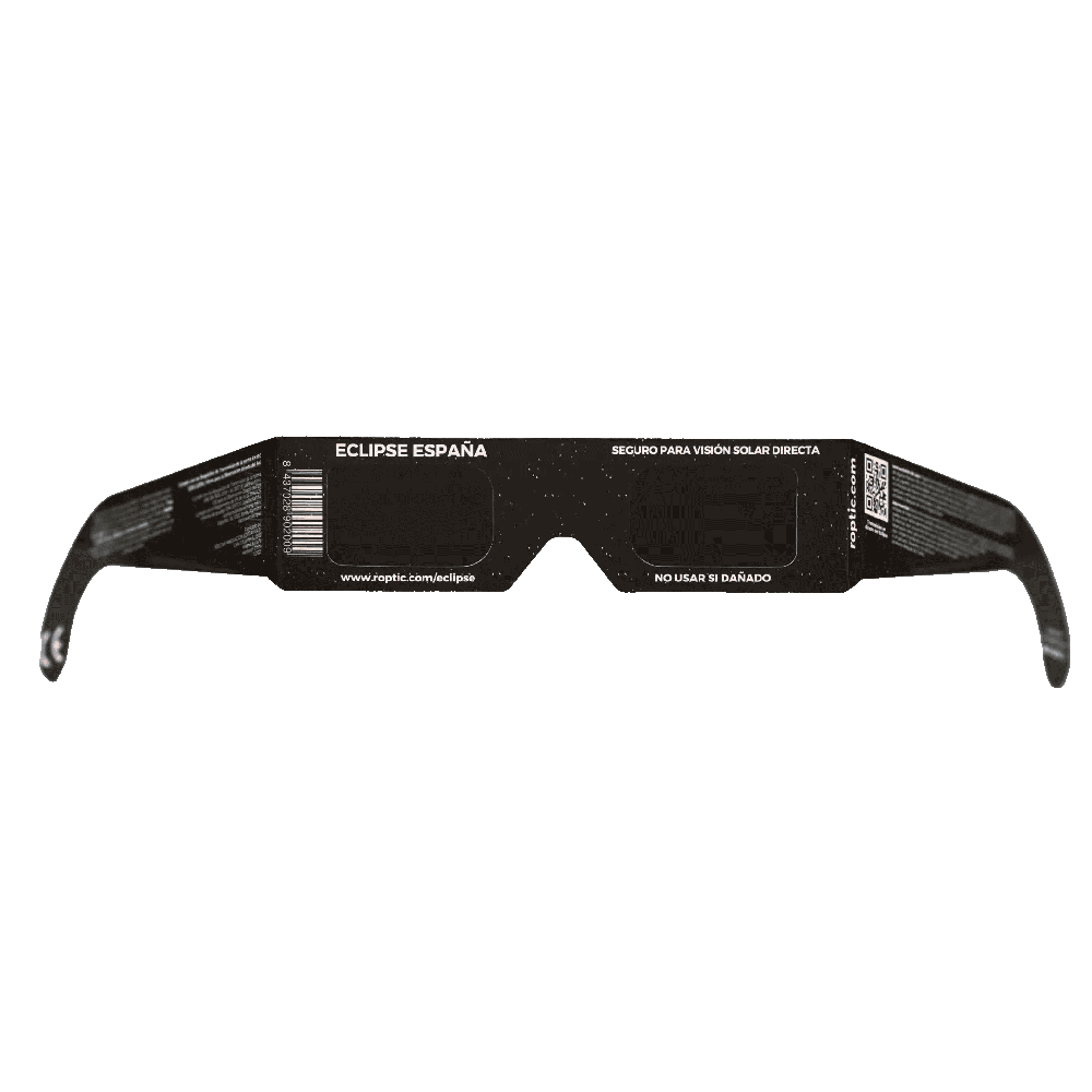 Pack Gafas de Eclipse Solar Certificadas con Expositor (50 Und)