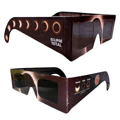 Pack Gafas de Eclipse Solar Certificadas con Expositor (50 Und)